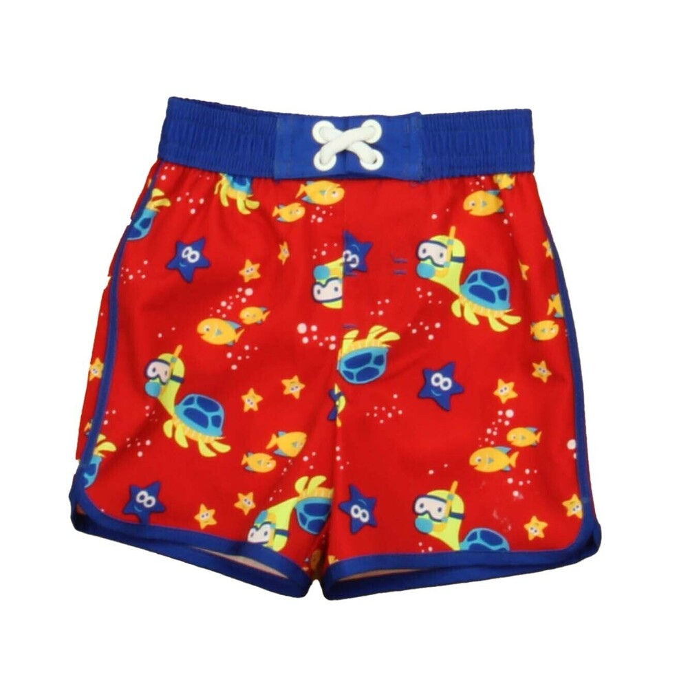 Wonder Nation Boys Red | Blue Turtles Trunks size: 6-9 Months